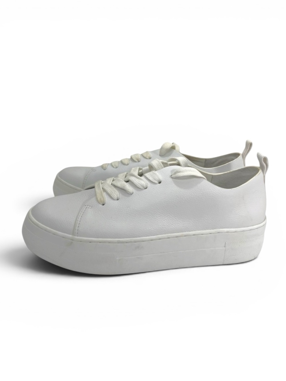 Deltan Chloe Leather Platform Sneaker